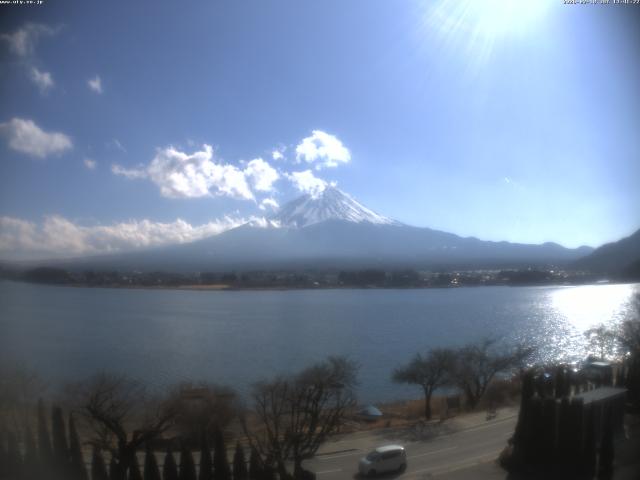 河口湖からの富士山