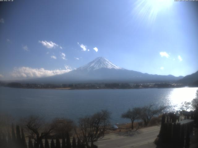 河口湖からの富士山