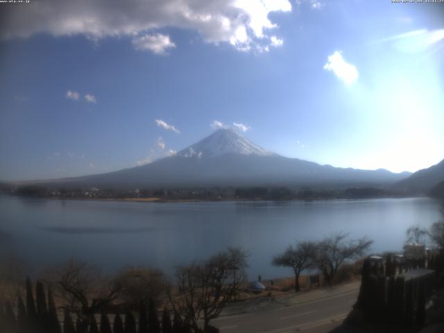 河口湖からの富士山
