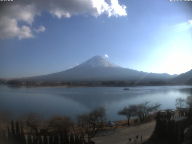 河口湖からの富士山
