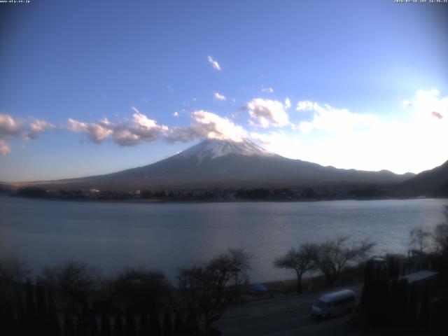 河口湖からの富士山