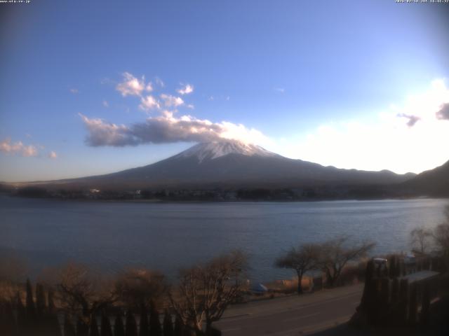 河口湖からの富士山