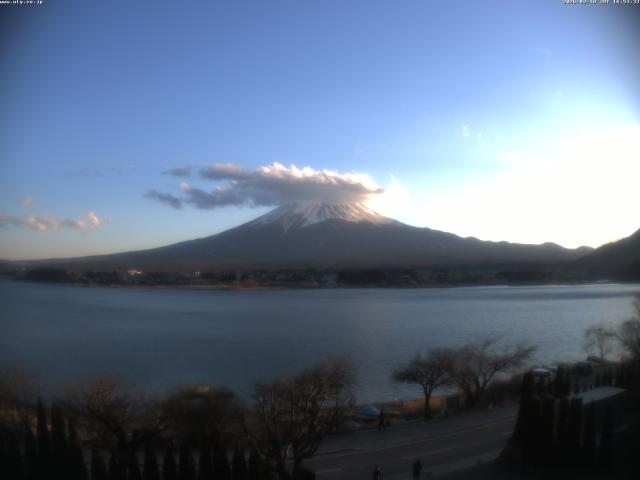 河口湖からの富士山