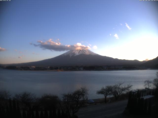 河口湖からの富士山