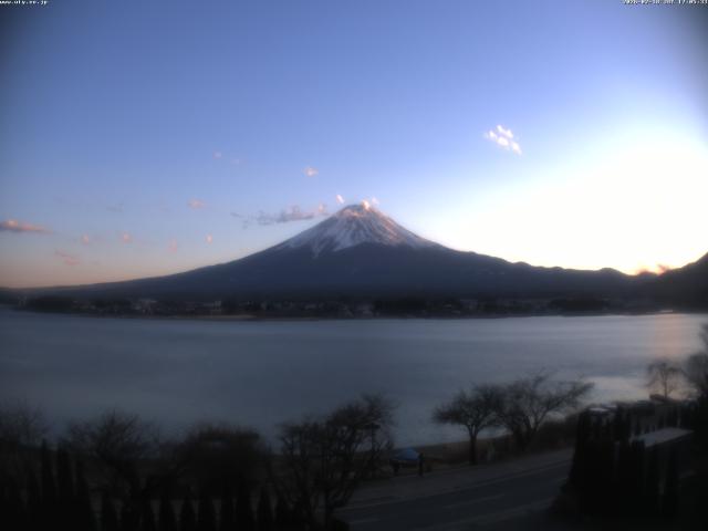 河口湖からの富士山