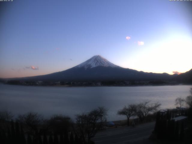 河口湖からの富士山