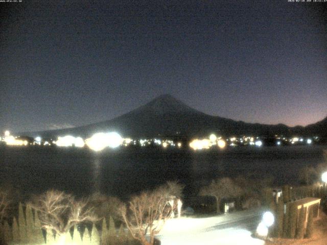 河口湖からの富士山