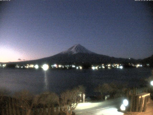 河口湖からの富士山