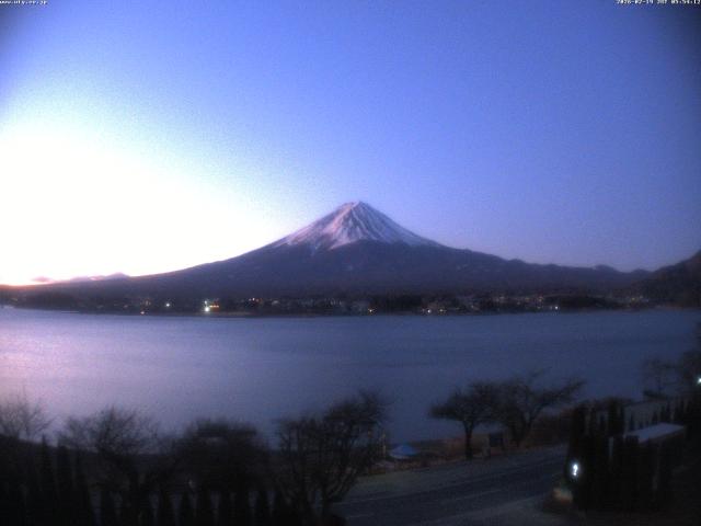 河口湖からの富士山