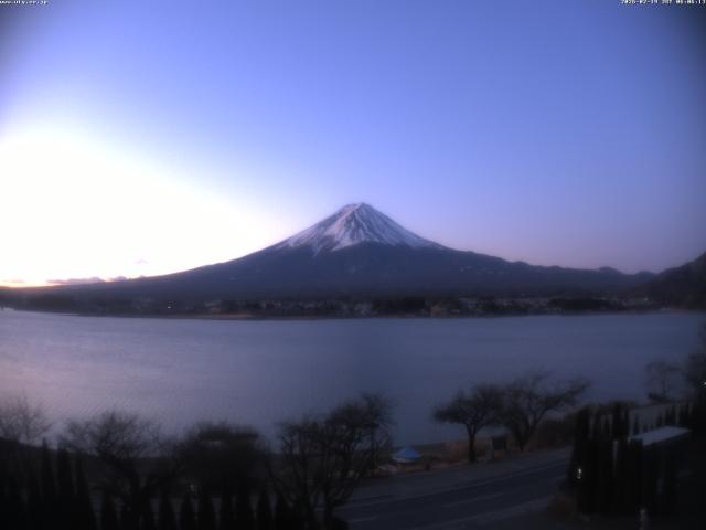 河口湖からの富士山