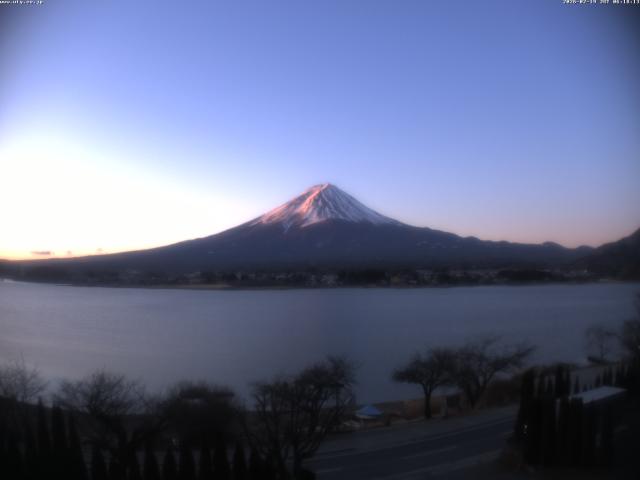 河口湖からの富士山