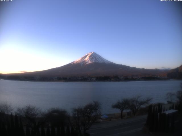 河口湖からの富士山