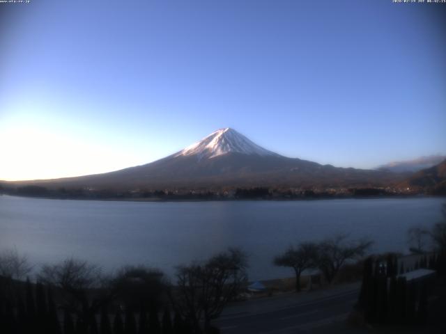 河口湖からの富士山
