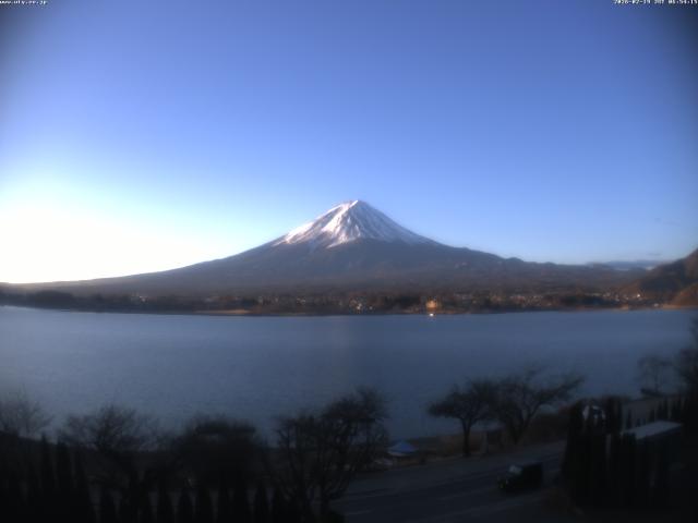 河口湖からの富士山