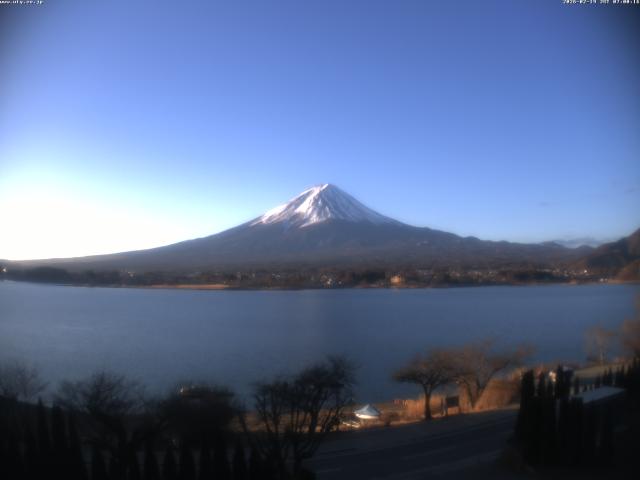 河口湖からの富士山