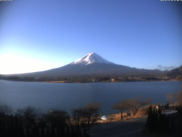 河口湖からの富士山