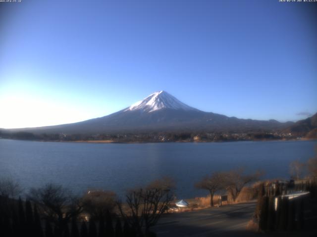 河口湖からの富士山