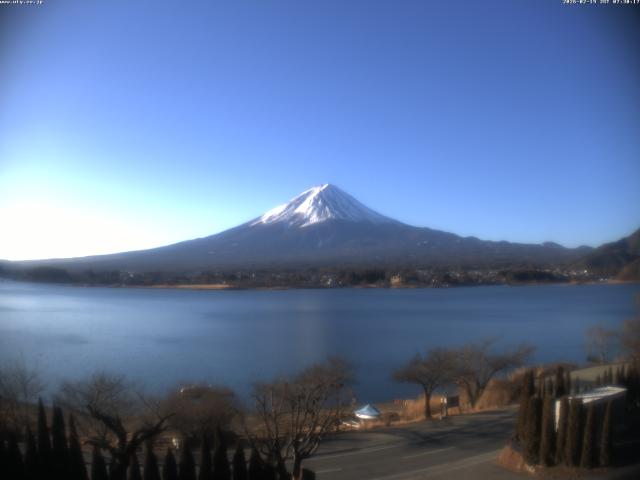 河口湖からの富士山