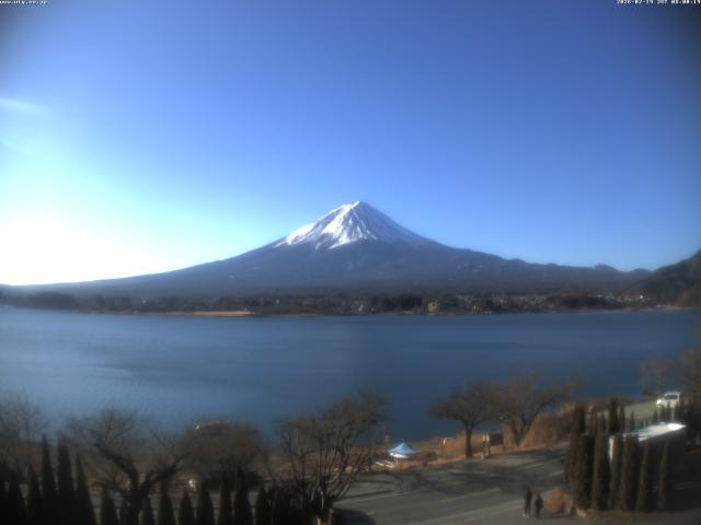 河口湖からの富士山