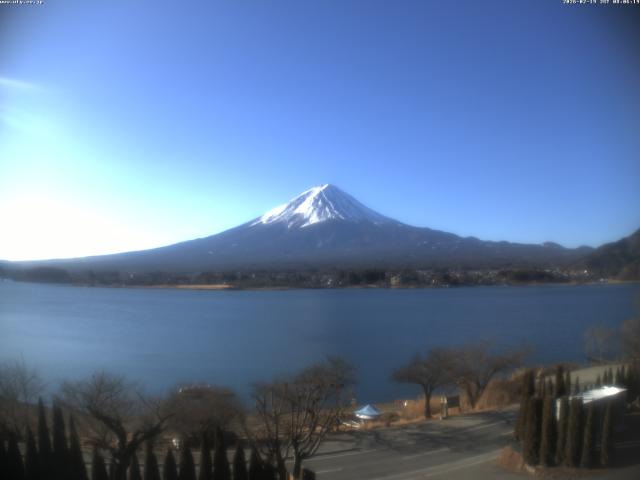 河口湖からの富士山
