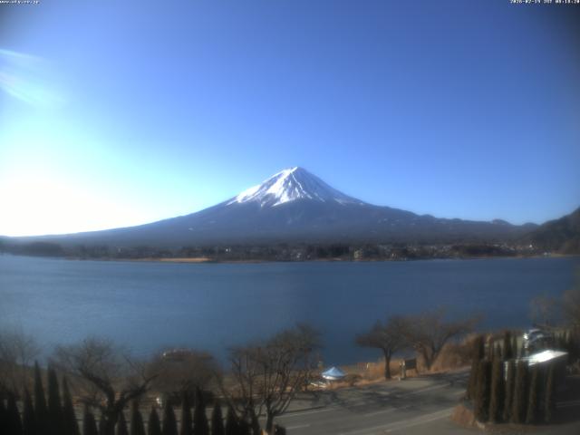 河口湖からの富士山