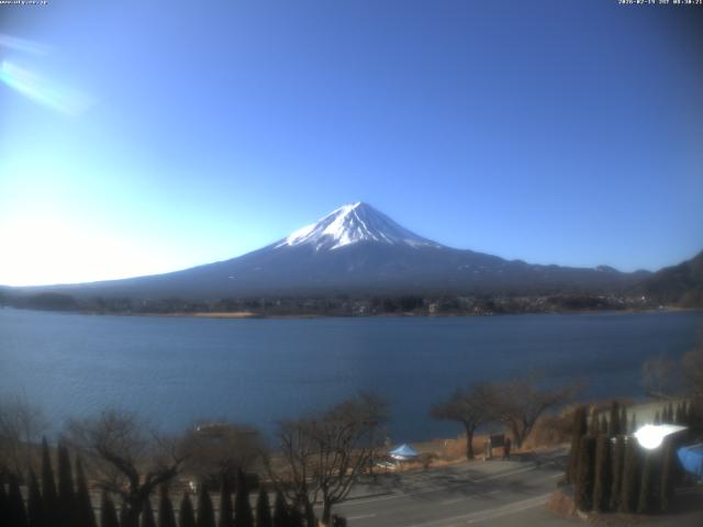 河口湖からの富士山
