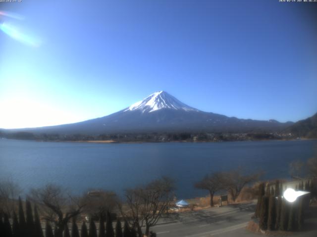 河口湖からの富士山