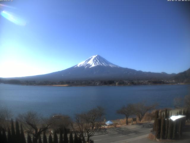 河口湖からの富士山