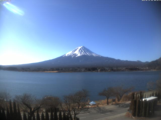 河口湖からの富士山