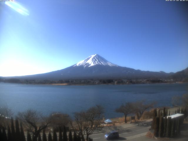 河口湖からの富士山