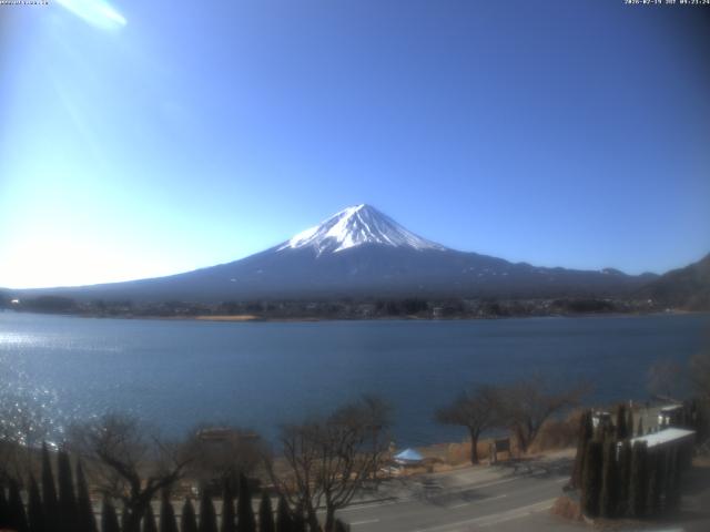 河口湖からの富士山