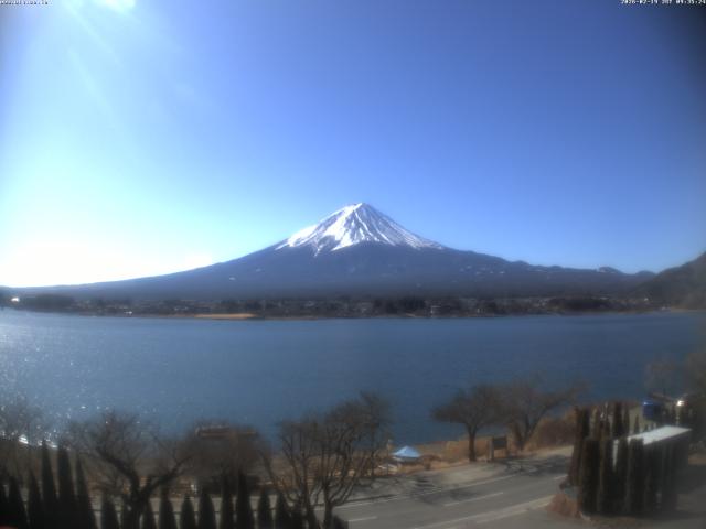 河口湖からの富士山