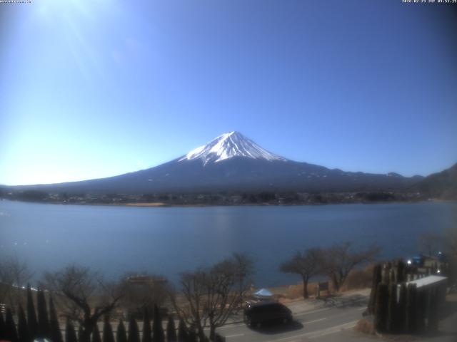 河口湖からの富士山