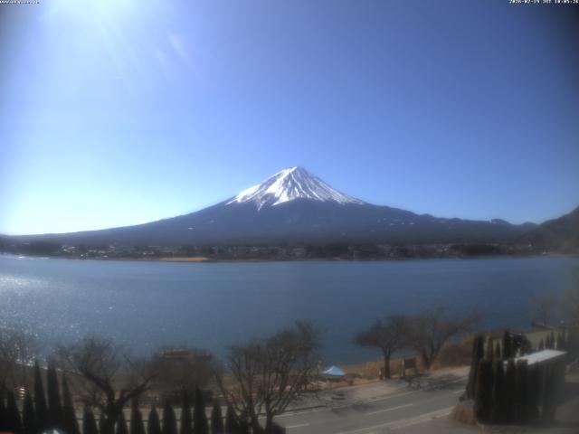 河口湖からの富士山