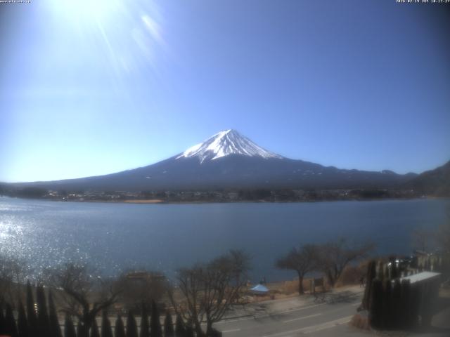 河口湖からの富士山