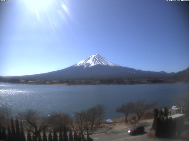 河口湖からの富士山