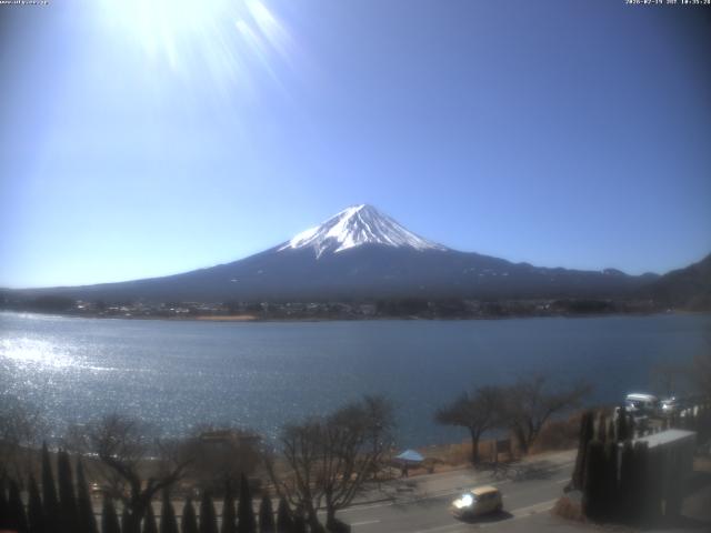 河口湖からの富士山