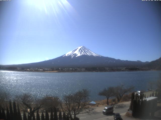 河口湖からの富士山