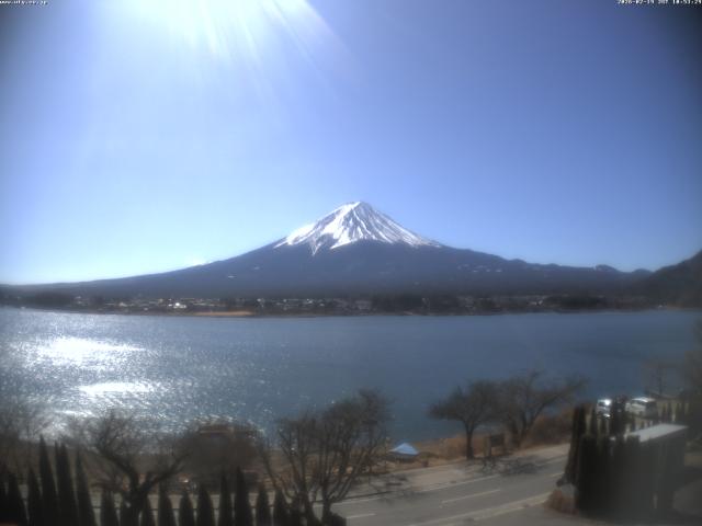 河口湖からの富士山