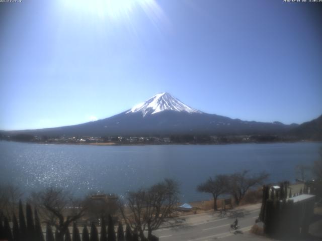 河口湖からの富士山