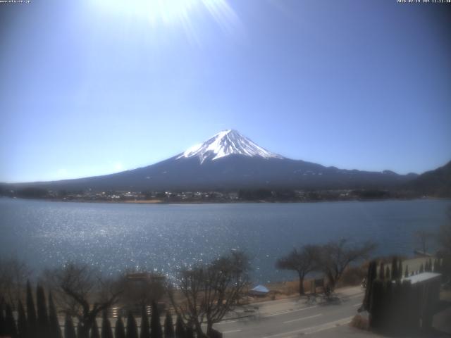 河口湖からの富士山