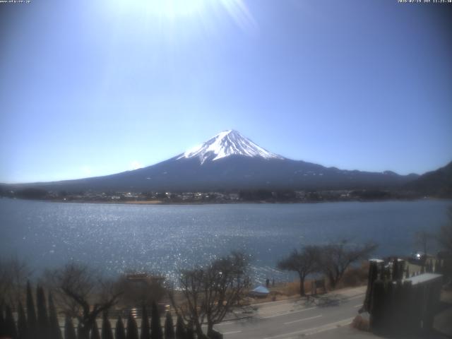 河口湖からの富士山