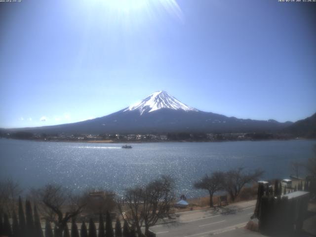 河口湖からの富士山