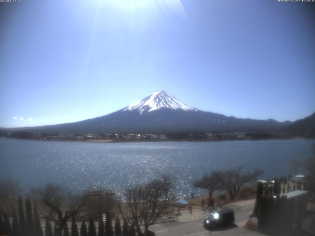 河口湖からの富士山