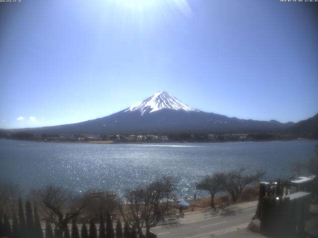 河口湖からの富士山