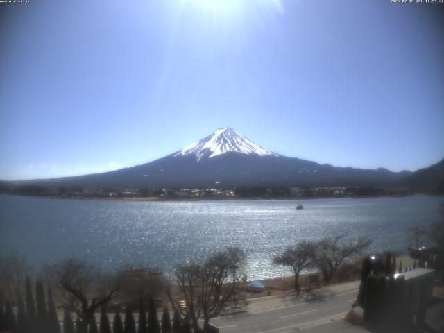 河口湖からの富士山