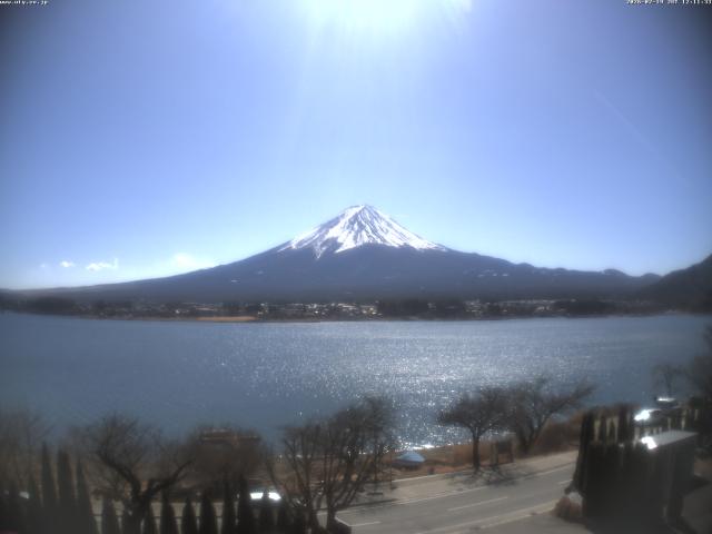 河口湖からの富士山