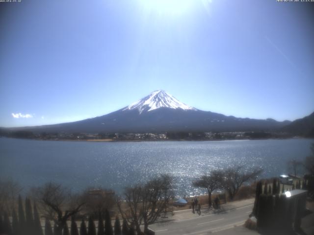 河口湖からの富士山