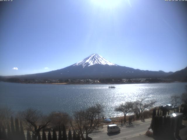 河口湖からの富士山