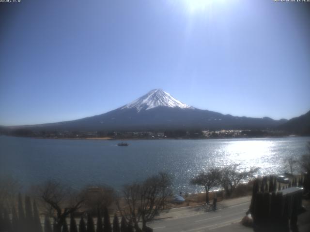 河口湖からの富士山